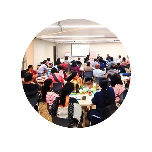 Our core session of the event ‘Social Impact Circle’ where Nonprofits are encouraged to share their learnings, ideas and plan